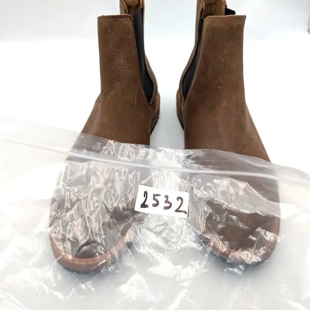Nisolo Marco Everyday Chelsea Ankle Boots Men's Tobacco Size US10 EU43